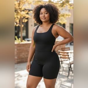 Womens All in Motion Fitness Black Bodysuit, XXL, NWT!!!